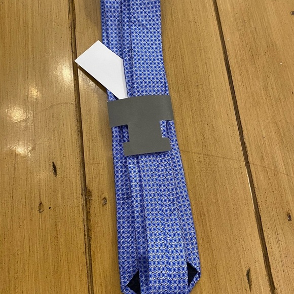 Michael Kors Blue Patterned Men's Tie NEW - Picture 4 of 9